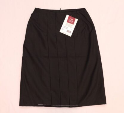 Black pleated skirt