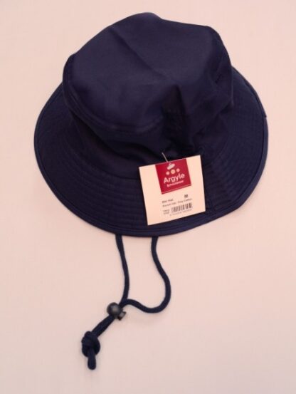 Navy Bucket Hat with string