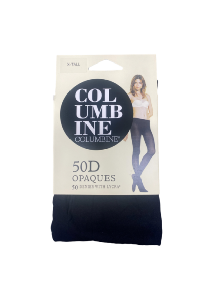 Opaque Tights - Black 50 Denier